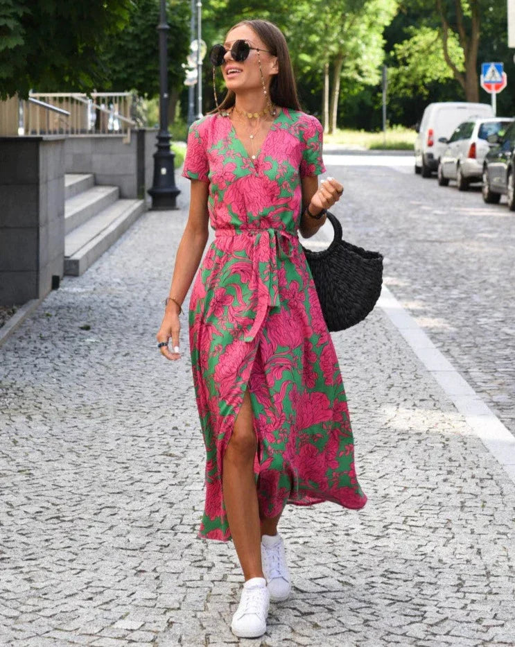 Morgane™| Annalisa Robe d'été à fleurs