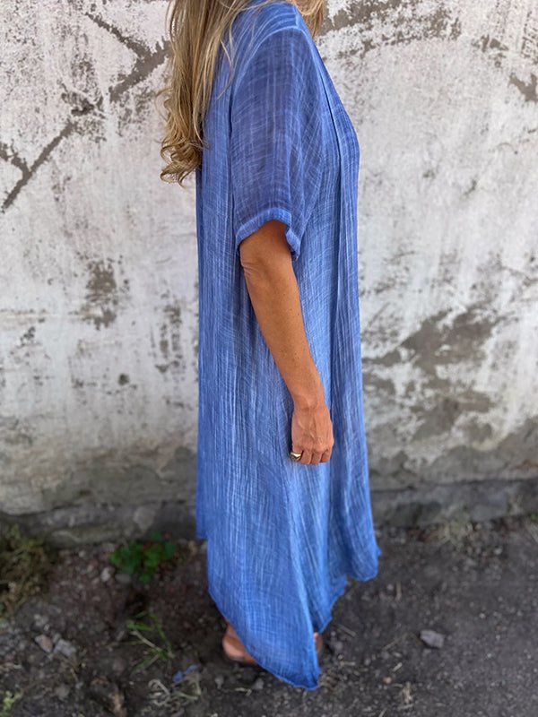 Morgane™| Cathy Robe à col en V