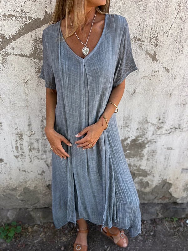 Morgane™| Cathy Robe à col en V