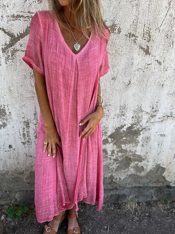 Morgane™| Cathy Robe à col en V