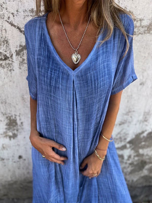 Morgane™| Cathy Robe à col en V